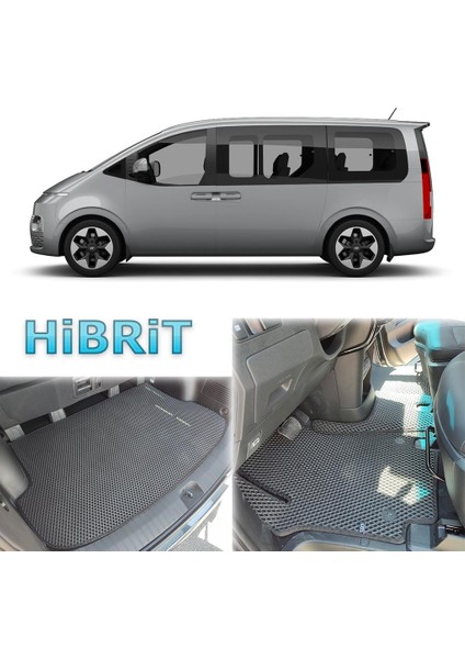 Hyundai Staria Hibrit 3D Havuzlu Paspas ve Bagaj Havuzu Seti 2025-SONRASI Hybrid