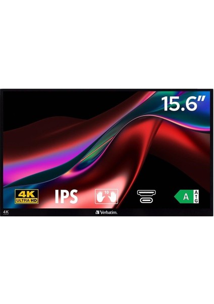 32238 Pmt-15 4K 15.6'' Usb-C Dokunmatik Metal Kasa Taşınabilir Monitör