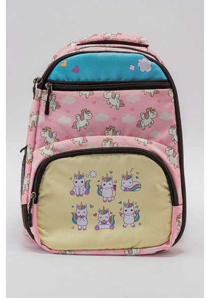 Unisex Çocuk Unicorn Okul Çantası