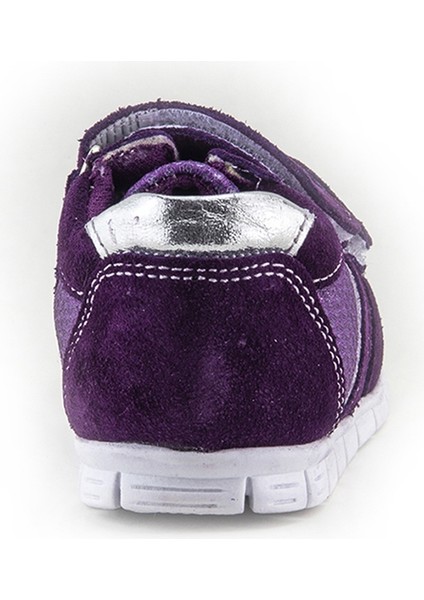 Minipicco Çocuk Mürdüm Deri Anatomik Destekli İlk Adım Ayakkabı fırsatları