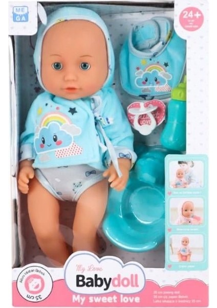 Mega Bebek ve Tuvalet Eğitimi Seti 14 cm