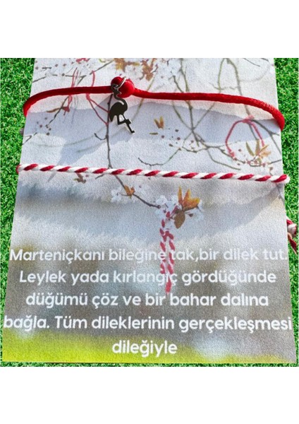 Marteniçka Bileklik Şans Bilekliği Şans ve Bereket Getiren Leylek Figürlü Dilek Bilekiği modelleri