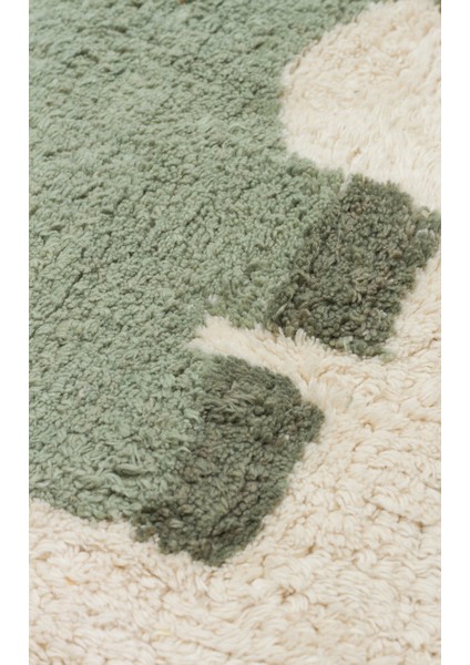 Cotton Bone CBN08 Multy x xw Yıkanabilir Kaymaz Tabanlı Natural Pamuk Çocuk Halısı