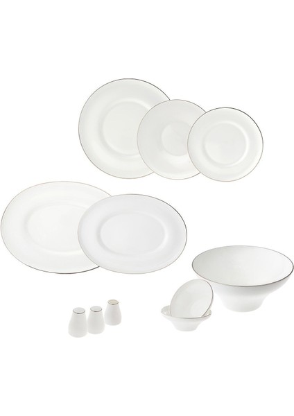 60 Parça Star Yemek Takımı Platin