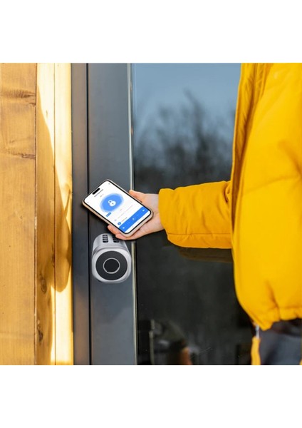 Akıllı Wi-Fi İç Mekan Kamera Elektronik Parmak İzi Şifreli Kapı Kilidi Hareket ve Kapı/Pencere Sensörü Seti