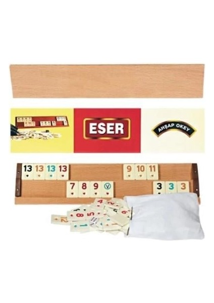 Esr Ağaç Okey Takımı