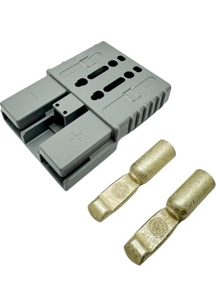 36V-150V ELEKTRİKLİ FORKLİFT AKÜ SOKETİ 160 A (35 MM/50 MM) (GRİ) (SBE160) (ÇAP:71 BOY:92 MM) modelleri