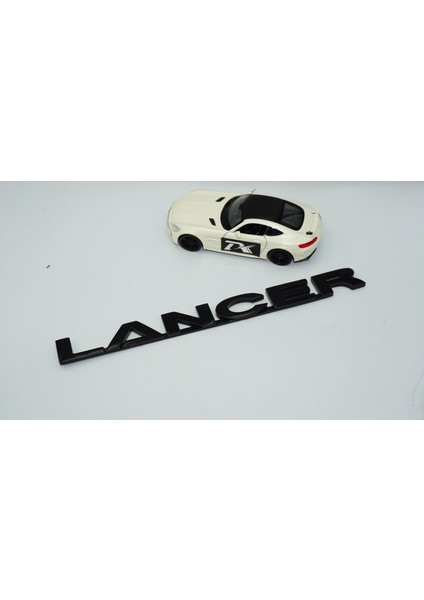 Lancer Siyah Bagaj Yazı Logo Mitsubishi Ile Uyumlu modelleri
