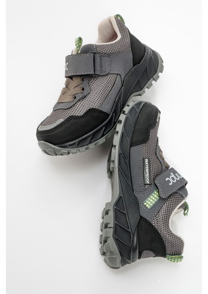Erkek Çocuk Siyah Su Geçirmez Outdoor Ayakkabı