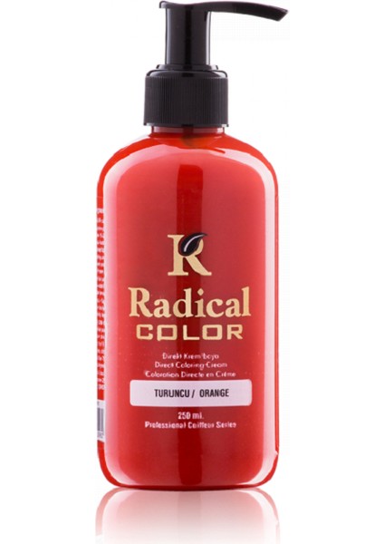 Su Bazlı Saç Boyası 250 ml Turuncu