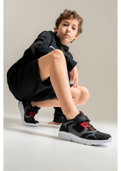 Erkek Çocuk Siyah Günlük Spor Ayakkabı