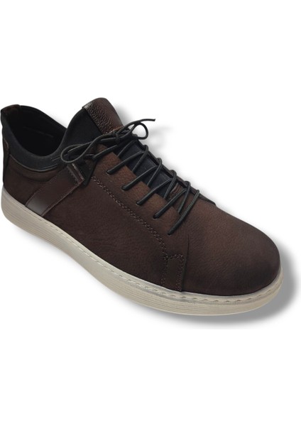 2017-25 Hakiki Nubuk Deri Anatomik Casual Erkek Ayakkabı