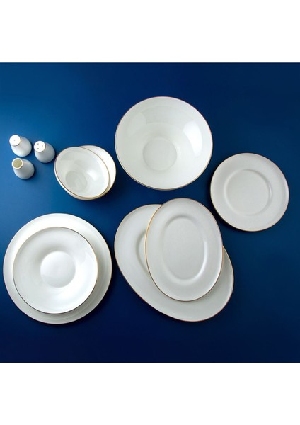 60 Parça Star Yemek Takımı Gold