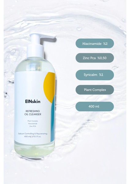 Canlandırıcı Cilt Temizleme Yağı 400 ml
