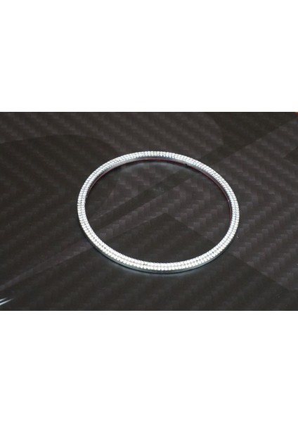 Porsche Direksiyon Logo Kristal Taş Gümüş Çerçeve Krom Metal indirimleri