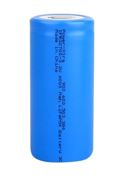 IFR32700 - 3.2V 6000 Mah Lifepo4 Şarjlı Pil - 3c