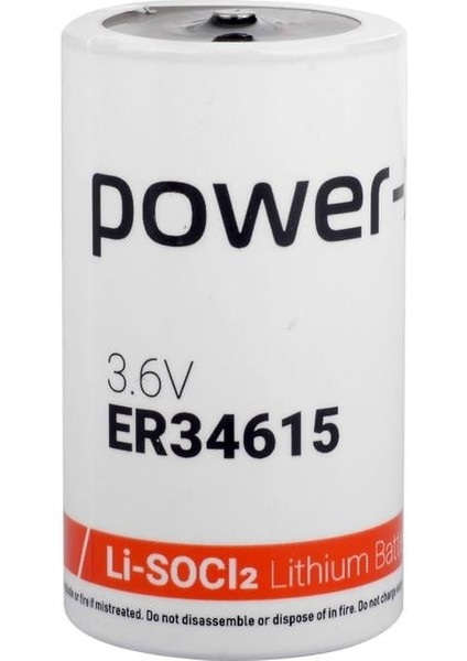 3.6V ER34615 D Size Li-Socı2 Lithium Pil