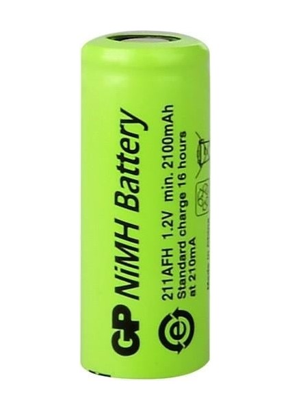 211AFH - 1.2V 2100 Mah - 4/5A Size - Ni-Mh Pil