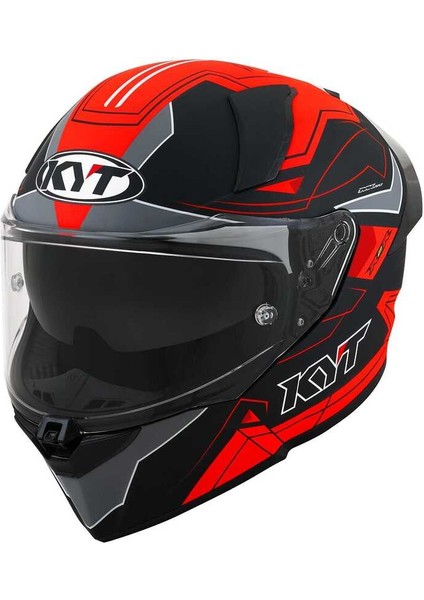 R2R Kask LED Matt Siyah Kırmızı