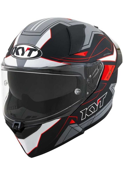 R2R Kask LED Matt Siyah Gri