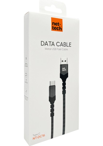NT-DC18 Pd 65W Plastik 20 cm Type-C To Type-C Şarj ve Data Kablosu