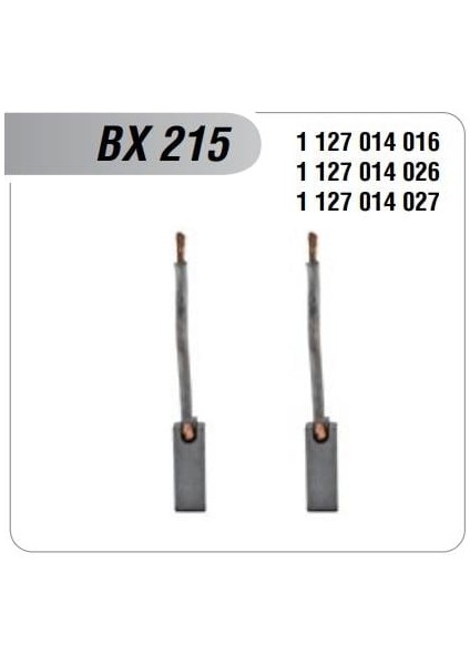 24V ALTERNATÖR KÖMÜRÜ BOSCH TİPİ (2 AD)