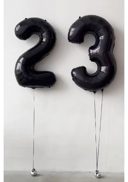 Siyah 23 Rakam Folyo Balon fiyatları