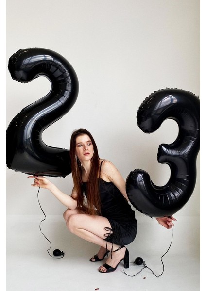 Siyah 23 Rakam Folyo Balon indirimleri