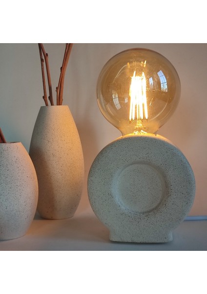 O'lamp Kum Rengi Mini Masa Lambası