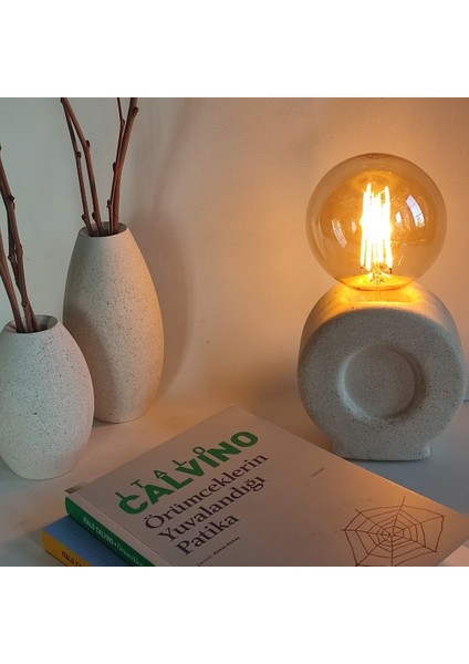 O'lamp Kum Rengi Mini Masa Lambası