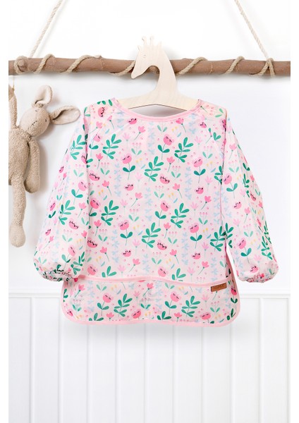 Proof Uzun Kollu Sıvı Geçirmez Etkinlik Mama Aktivite Anaokul Kreş Bebek Çocuk Önlüğü Flowy 2-4