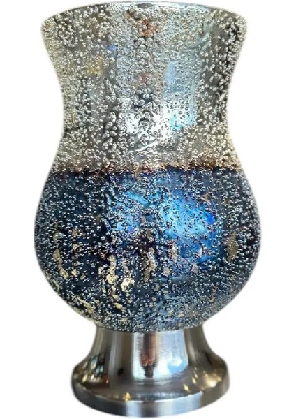 Mozaik Silver-Dark Blue Seramik Vazo Küçük Boy modelleri