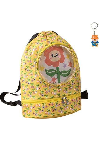 Yeni Yüzme Çantası Islak ve Kuru Ayırma Fitness Çantası Plaj Çantası Banyo Çantası Büyük Kapasiteli Yüzme Ekipmanı Saklama Çantası Sırt Çantası (Yurt Dışından)