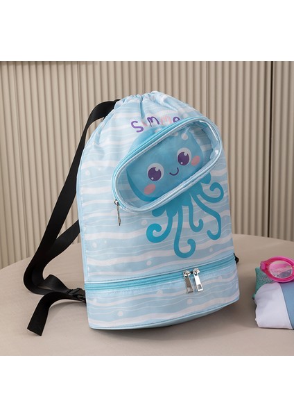 Yeni Yüzme Çantası Islak ve Kuru Ayırma Fitness Çantası Plaj Çantası Banyo Çantası Büyük Kapasiteli Yüzme Ekipmanı Saklama Çantası Sırt Çantası (Yurt Dışından) fırsatları