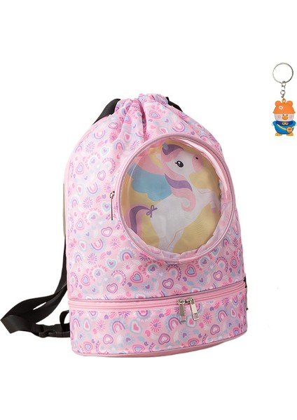 Yeni Yüzme Çantası Islak ve Kuru Ayırma Fitness Çantası Plaj Çantası Banyo Çantası Büyük Kapasiteli Yüzme Ekipmanı Saklama Çantası Sırt Çantası (Yurt Dışından)