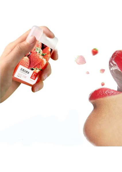 Çilek Aromalı Su Bazlı 20 ml - Oral ve Uyumlu Sprey - Nefes Tazeler fiyatları