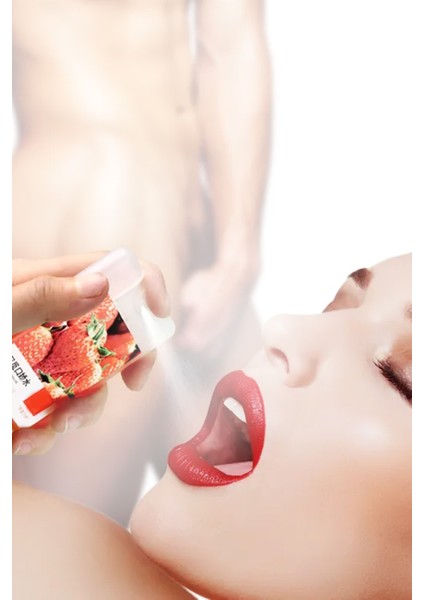 Çilek Aromalı Su Bazlı 20 ml - Oral ve Uyumlu Sprey - Nefes Tazeler indirimleri