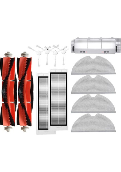 Mop Hepa Filtre Ana Yan Fırça Mop Bezi Robotik Süpürge (Yurt Dışından) modelleri