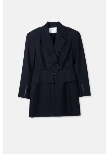 Blazer Görünümlü Kısa Elbise