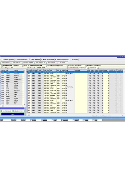 Wifi Parmak Izi Personel Takip Cihazı-Maaş Programı