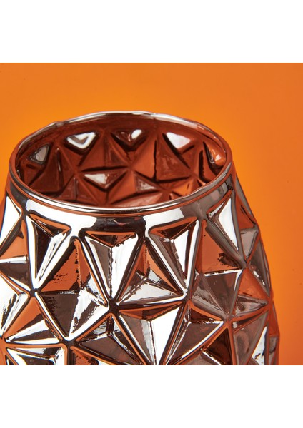 Deco Safir Vazo - Gümüş - 26 cm fırsatları