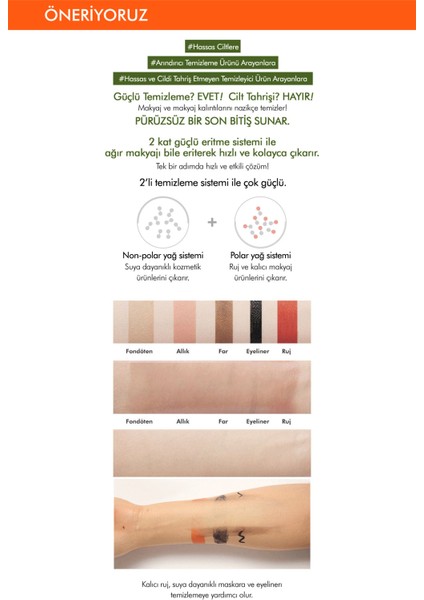 Hassas Ciltler İçin Makyaj Temizleme Yağı Super Off Cleansing Oil (Dust Off) modelleri