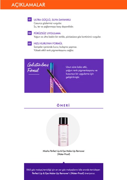 Suya Dayanıklı Kalıcı Jel Göz Kalemi Ultra Powerproof Pencil Eyeliner [Brown] modelleri