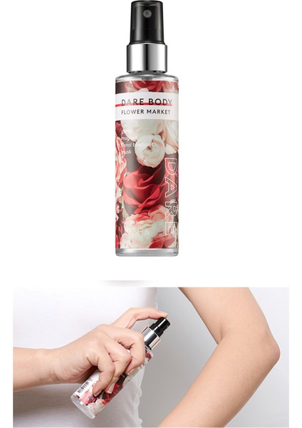 Gün Boyu Kalıcı Çok Amaçlı Saç & Vücut Spreyi Dare Body Mist (Flower Market)
