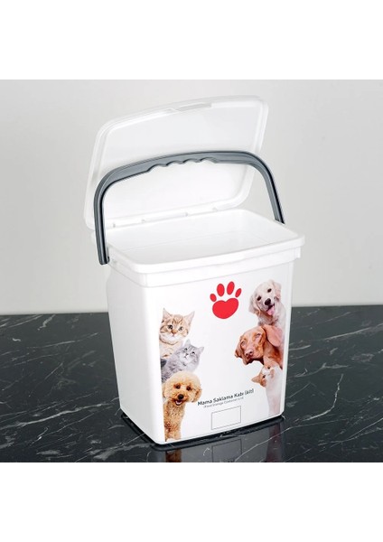 Mama Saklama Kabı - Kapaklı Çok Amaçlı Organizer 6lt