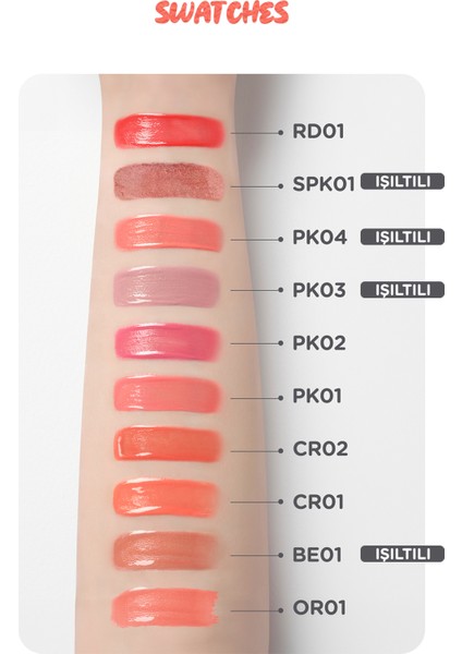 Meyve Kokulu, Nemlendirici, Doğal Görünümlü Sıvı Allık A'PIEU Juicy-Pang Water Blusher (CR02)