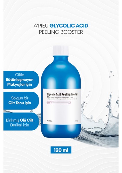 Glycolic Acid İçeren Peeling Etkili Tonik A'PIEU Glycolic Acid Peeling Booster