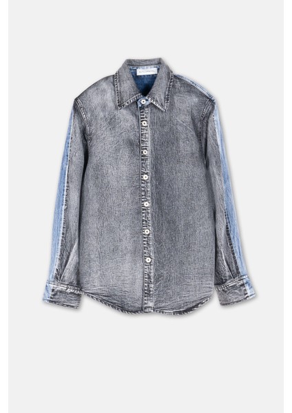 Çift Renkli Jean Gömlek fiyatları