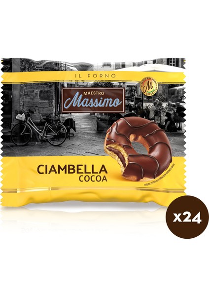 Ciambella Cocoa (Donut Kakaolu) 45 gr 24 Adet (1 Kutu)