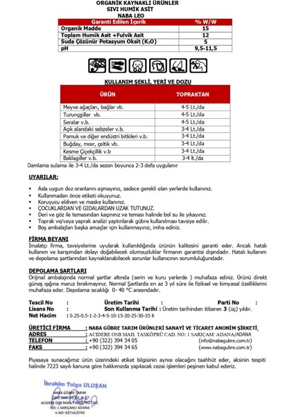 Naba Leo 1 Lt